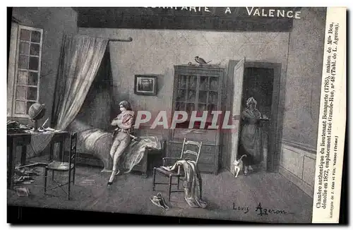 Ansichtskarte AK Napoleon 1er Chambre de Bonaparte a Valence