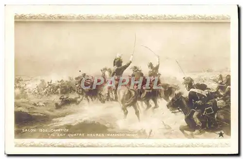 Cartes postales Napoleon 1er Salon 1908 Chartier Il est quatre heures