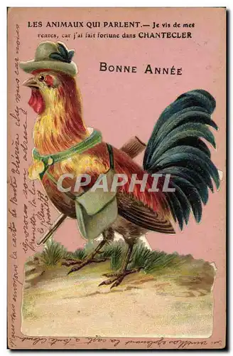 Cartes postales Coq Chantecler