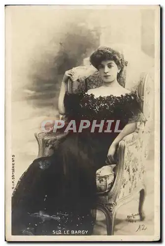 Cartes postales Theatre Femme Suz Le Bargy