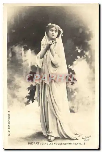 Cartes postales Theatre Femme Pierat Dans les noces Corinthienne