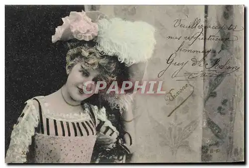 Cartes postales Theatre Femme Baxone