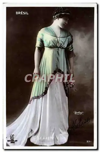 Cartes postales Theatre Femme Bresil