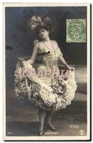 Cartes postales Theatre Femme Gauthier