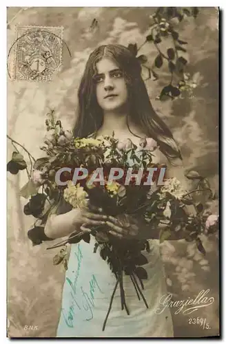 Cartes postales Theatre Femme Graziella