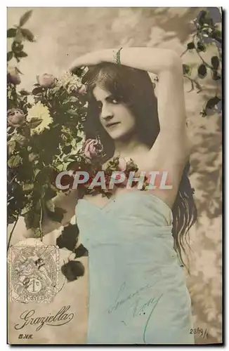 Cartes postales Theatre Femme Graziella