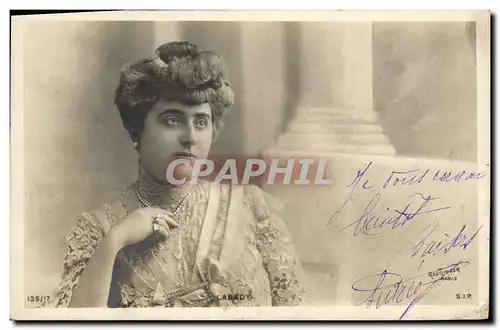 Cartes postales Theatre Femme Labaun