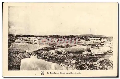 Ansichtskarte AK Polaire Amerique du Nord La debacle des glaces au milieu de Juin