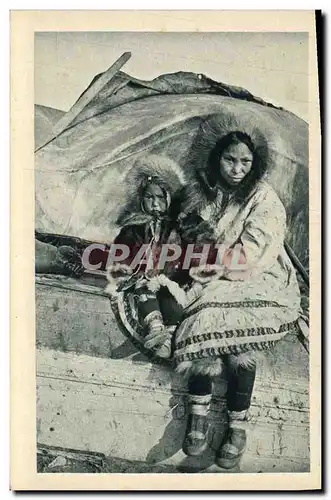 Cartes postales Polaire Amerique du Nord Son tresor Chez les Esquimaux de l&#39Ocean Arctique Alaska