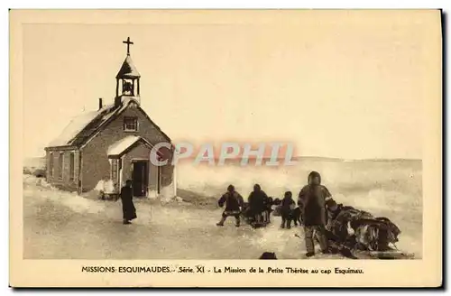 Ansichtskarte AK Polaire Amerique du Nord Missions Esquimaudes La Maison de la Petite Therese au Cap Esquimau