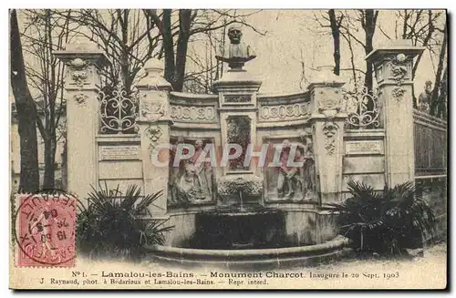 Cartes postales Polaire Lamalou les Bains Monument Charcot