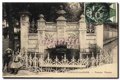 Cartes postales Polaire Lamalou les Bains Fontaine Charcot