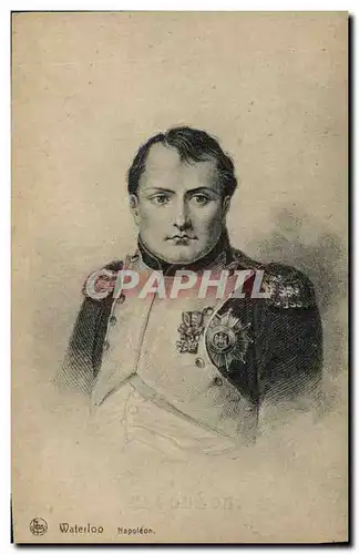 Ansichtskarte AK Napoleon 1er Waterloo