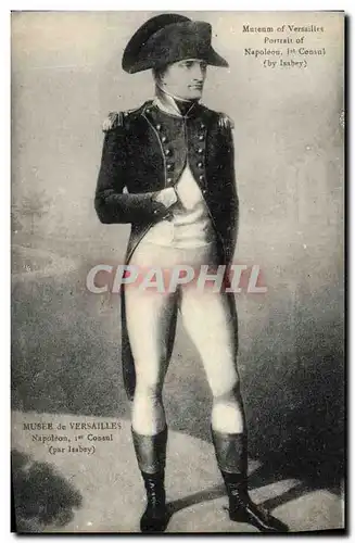 Cartes postales Napoleon 1er Musee de Versailles 1er Consul Isabey