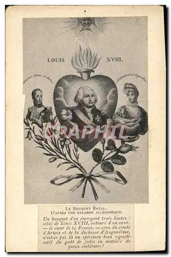 Cartes postales Louis XVIII