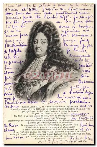 Ansichtskarte AK louis XIV Roi de France