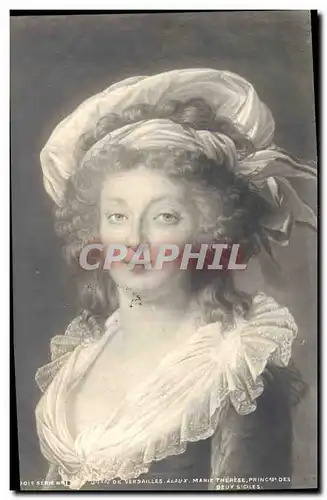 Cartes postales Musee de Versailles Marie Therese Princesse des Deux siciles