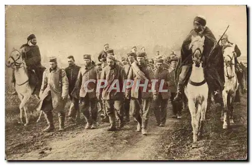 Ansichtskarte AK Militaria Goumiers marocains