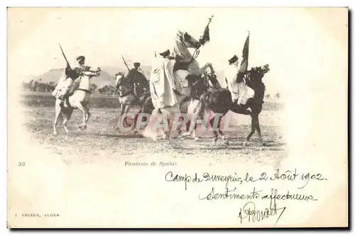 Cartes postales Militaria Fantasia de Spahis