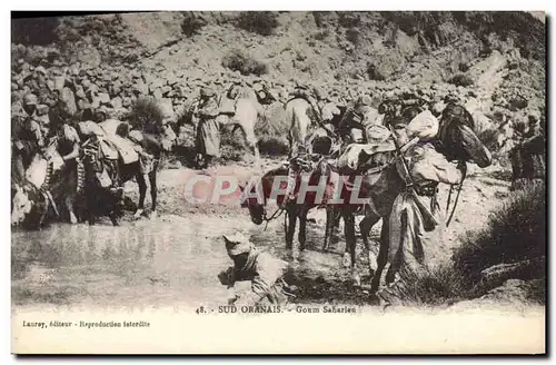 Cartes postales Militaria Sud Oranais Goum Saharien