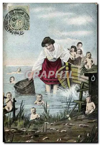 Cartes postales Fantaisie Enfants Bebes