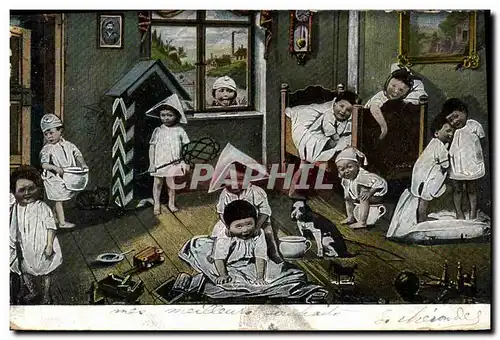 Cartes postales Fantaisie Enfants Bebes