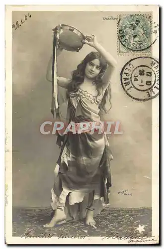 Cartes postales Theatre Femme Madia