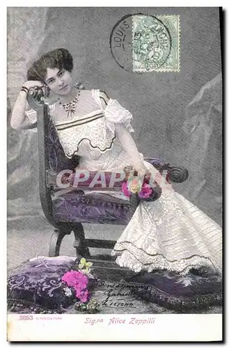 Cartes postales Theatre Femme Sina Alice Zeppilli