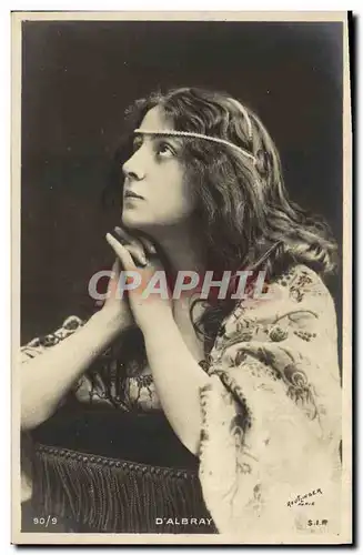 Cartes postales Theatre Femme D&#39Albray