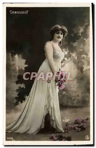 Cartes postales Theatre Femme Demougeot