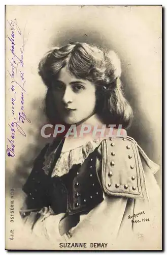 Cartes postales Theatre Femme Suzanne Demay