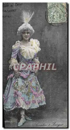 Cartes postales Theatre Femme Campton Revue Cautin & Berger