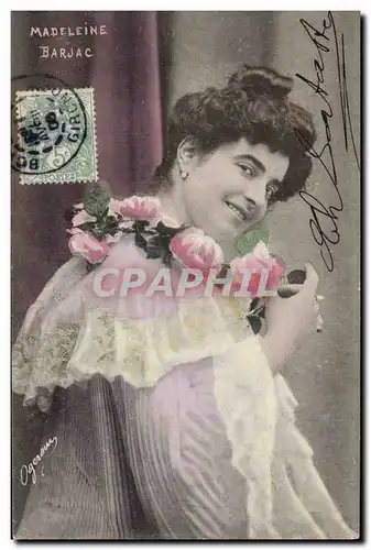 Cartes postales Theatre Femme Madeleine Barjac