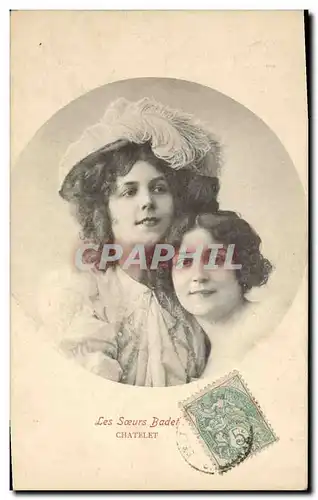 Ansichtskarte AK Theatre Femme Les soeurs Badet Chatelet Paris