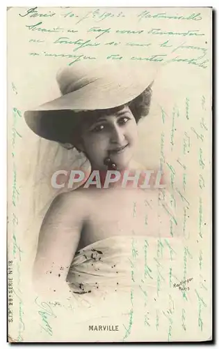 Cartes postales Theatre Femme Marville