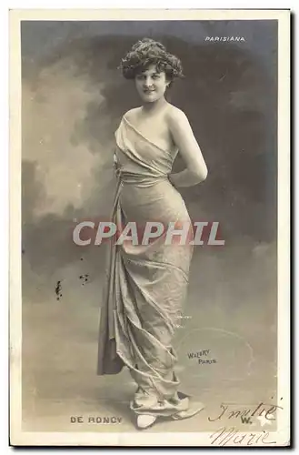 Cartes postales Theatre Femme Parisiana De Roncy