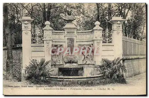 Cartes postales Polaire Fontaine Charcot Lamalou les Bains