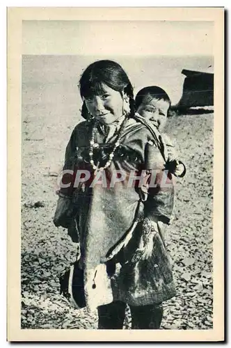 Cartes postales Polaire Une poupee improvisee Alasak