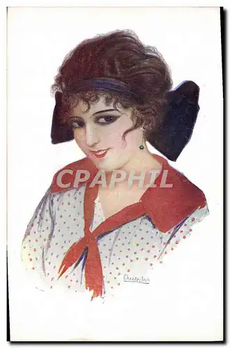 Cartes postales Fantaisie Illustrateur Chantecler Femme