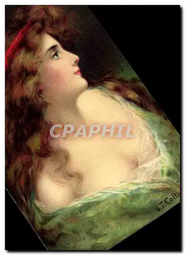 Cartes postales Fantaisie Illustrateur Collins Femme