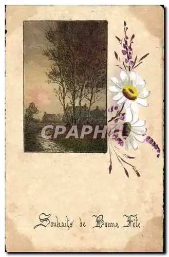 Cartes postales (dessin la main) Fleurs