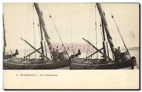 Cartes postales Bateau de peche Bordeaux Un Terneuvas