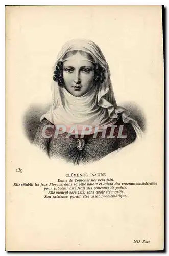 Cartes postales Clemence Isaure