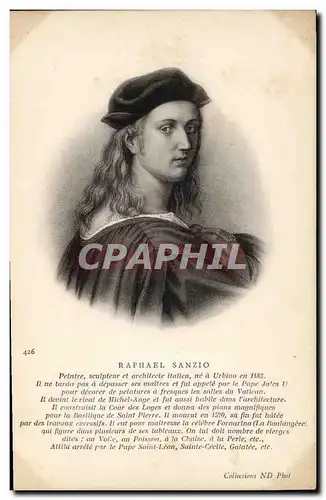 Cartes postales Raphael Sanzio