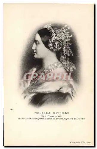 Cartes postales Princesse Mathilde