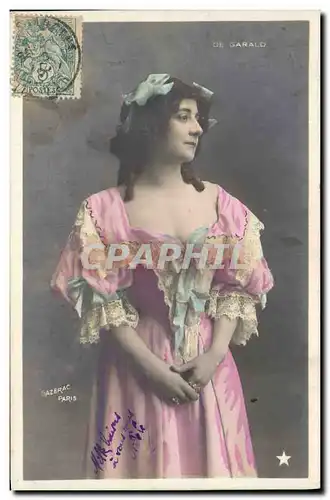 Cartes postales Theatre Femme De Garald