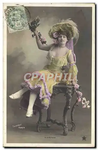 Cartes postales Theatre Femme Martha