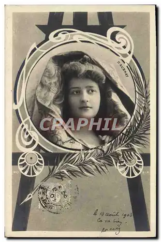 Cartes postales Theatre Femme D&#39Aubray