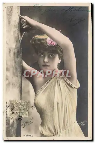 Cartes postales Theatre Femme Myriel