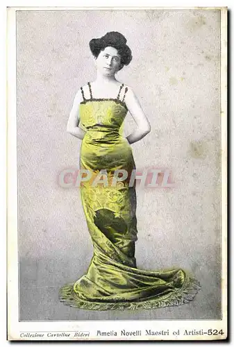 Cartes postales Theatre Femme Amelia Novelli Maestri